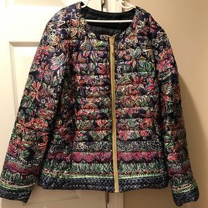 Lilly Pulitzer reversible puffer coat